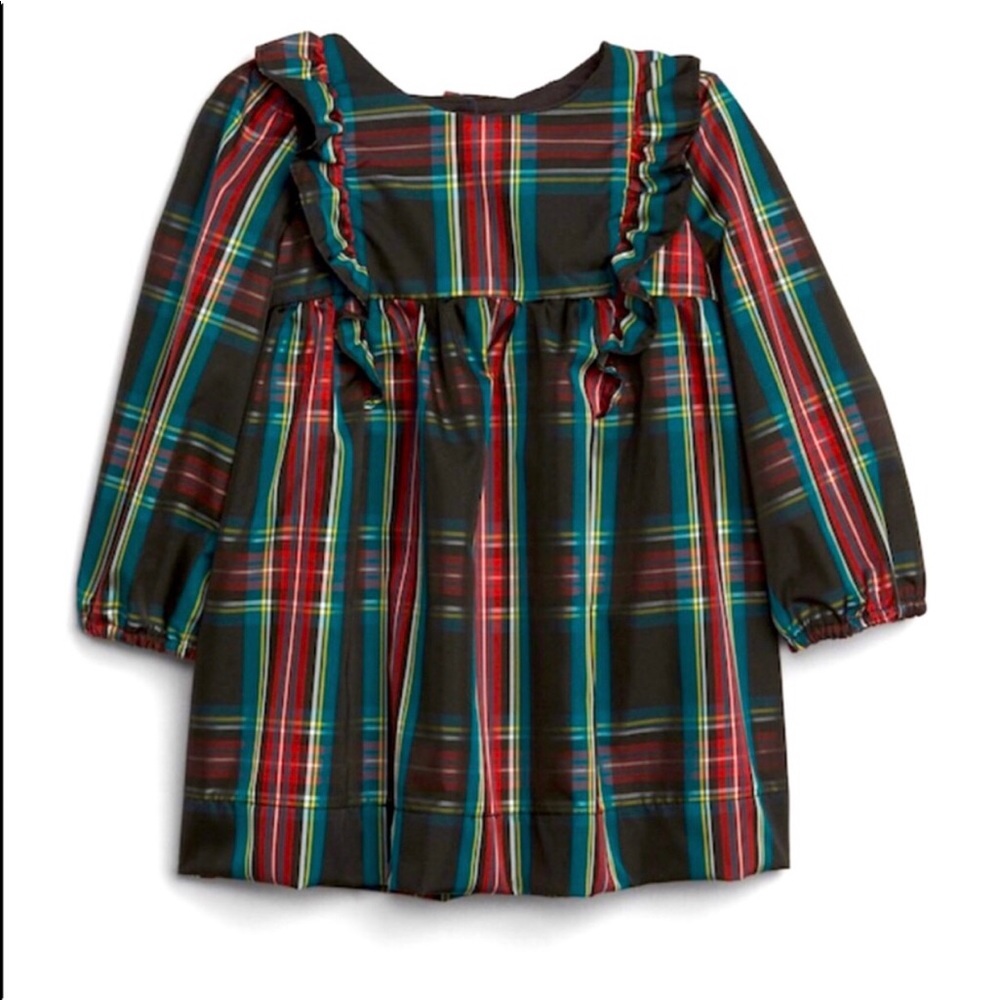 Baby Gap Toddler Plaid Taffeta Holiday Dress